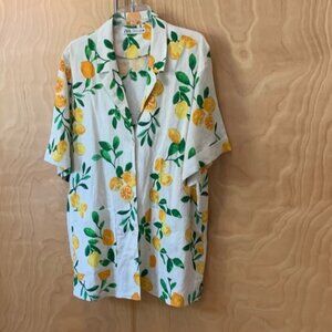 ZARA Zara blouse button down shirt top cotton